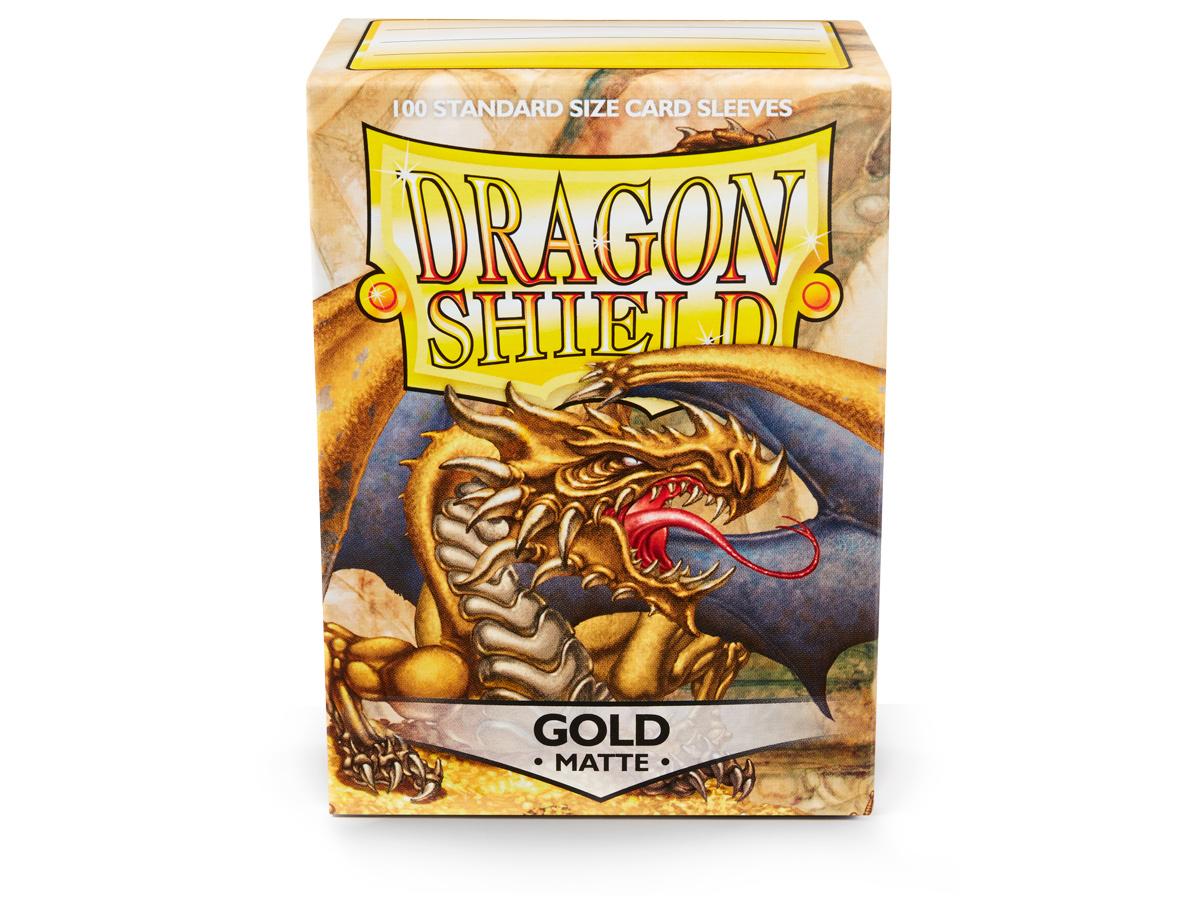 (image for) Dragon Shield Gold Matte Standard Sleeves x 100